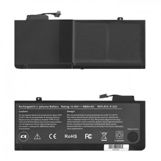 Bateria do laptopa Qoltec 52551.A1322 (58 Wh; do laptopów Apple)