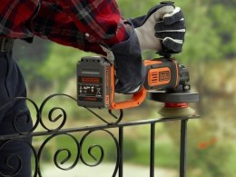 Black & Decker Akumulatorowa szlifierka kątowa 18 Volt bez baterii i ładowarki BCG720N-XJ