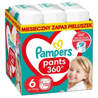 PAMPERS Pieluchomajtki MTH Rozm 6, 15+kg, 132szt