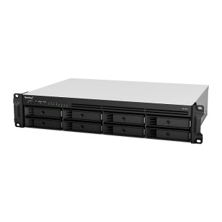 NAS Synology RS1221+, 2U RACK, 8x (3.5" SATA HDD/2.5" SATA HDD), AMD Ryzen V1500B, 4 GB DDR4 ECC SODIMM, 4x 1GbE RJ-45