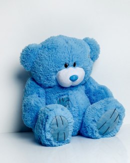 Miś TEDDY 60cm niebieski
