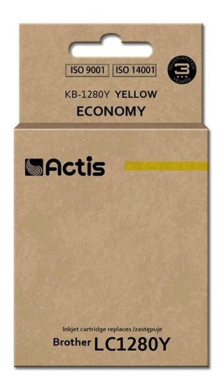 Actis KB-1280Y Tusz (zamiennik Brother LC1280Y; Standard; 19 ml; żółty)