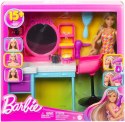 Barbie Salon fryzjerski Totally Hair Zestaw + Lalka HKV00