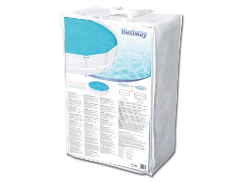 Pokrywa solarna do basenu stelaż 427 cm Bestway 58252