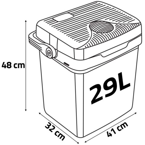 Lodówka turystyczna Berdsen Icemax 29 litry tryb ECO