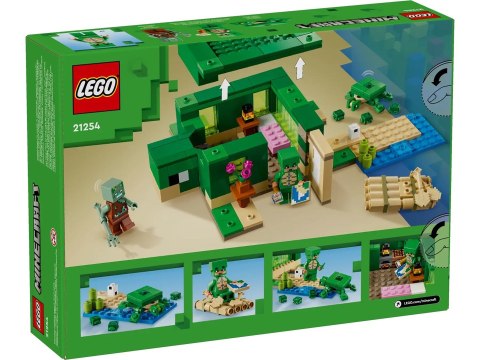 LEGO Minecraft 21254 Domek na plaży żółwi