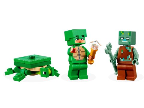 LEGO Minecraft 21254 Domek na plaży żółwi