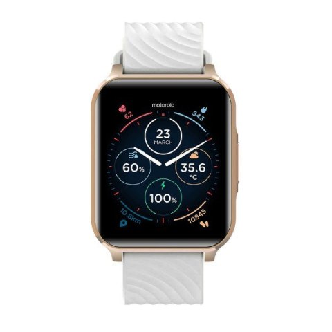 Smartwatch Motorola 70 Biało-złoty