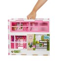 Barbie Kompaktowy domek + Lalka HCD48