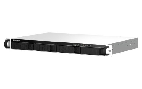 Qnap TS-464eU-8G, 1U, 4 x 2.5"/3.5" SATA , Intel Celeron N5105/N5095 4C/4T, 8GB RAM onboard (not expandable), 2 x 2.5GbE, Single