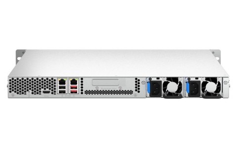 Qnap TS-464U-RP-8G, 1U, 4 x 2.5"/3.5" SATA , Intel Celeron N5105/N5095 4C/4T, 8GB RAM onboard ( not expandable), 2 x 2.5GbE, Red