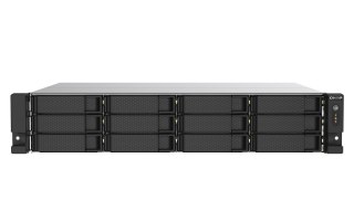 Qnap TS-1273AU-RP-8G, 2U, 12 x 2.5"/3.5" SATA, AMD Ryzen V1500B 4C/8T, 8GB DDR4  (max. 64GB), 2 x 2.5GbE, optional 10GbE, 550W R