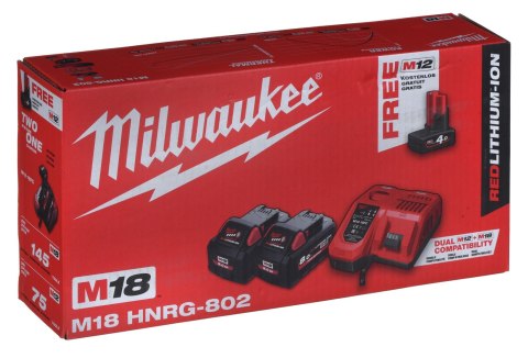 Zestaw akumulatory 2x18V 8.0Ah 4933471073 MILWAUKEE