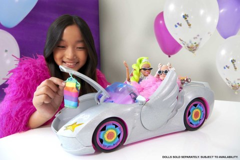 Barbie Extra Kabriolet gwiazd + akcesoria HDJ47