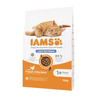 IAMS Vitality Sterilised - sucha karma dla kota - 10 kg