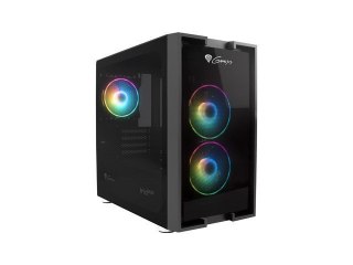 OBUDOWA GENESIS IRID 353 ARGB MATX MINI TOWER Z OKNEM CZARNA