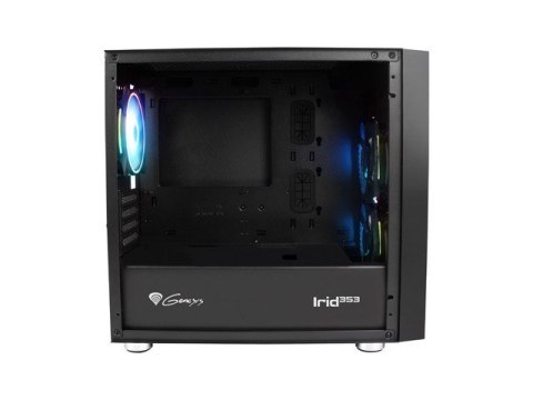 OBUDOWA GENESIS IRID 353 ARGB MATX MINI TOWER Z OKNEM CZARNA