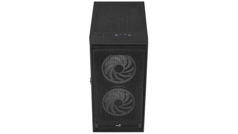 Obudowa AEROCOOL PGS GRAPHITE-G-BK-v2 FRGB czarna (WYPRZEDAŻ)