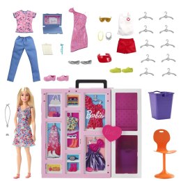 Barbie Garderoba Barbie Zestaw + Lalka HGX57