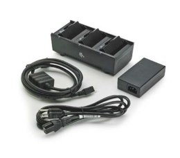 3 Slot Battery Charger; ZQ300 Series; includes power supply and EU power cord