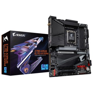 Gigabajt | Z790 A ELITE AX DDR4 1,0 M/B | Rodzina procesorów Intel | Gniazdo procesora LGA1700 | Moduły DIMM DDR4 | Gniazda pami