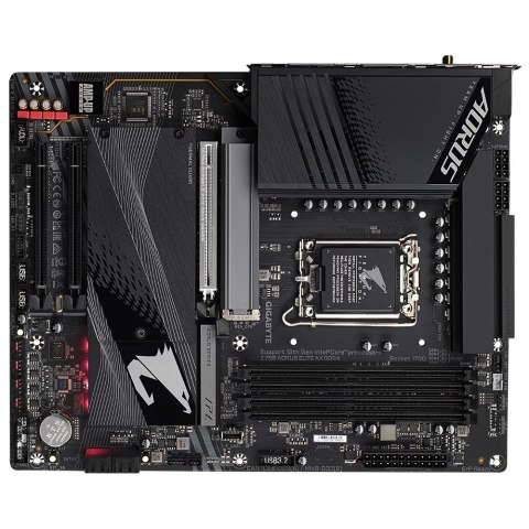 Gigabajt | Z790 A ELITE AX DDR4 1,0 M/B | Rodzina procesorów Intel | Gniazdo procesora LGA1700 | Moduły DIMM DDR4 | Gniazda pami