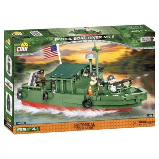 COBI 2238 Historical Collection Vietnam War Wojna w Wietnamie Patrol Boat River Mk II 615 klocków p3