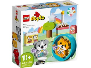 LEGO DUPLO 10977 Mój pierwszy szczeniak i kotek z odgłosami