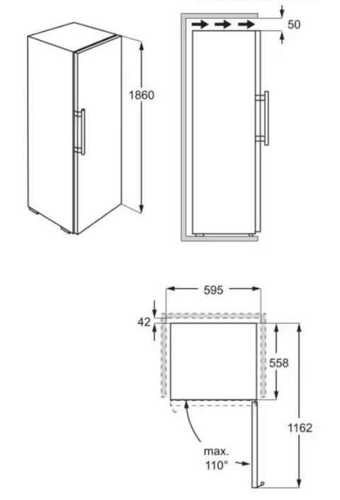 Chłodziarko-zamrażarka ELECTROLUX LNT7ME36G2