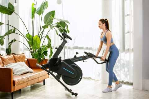 Rower stacjonarny, magnetyczny OVICX Q200X z ekranem dotykowym 15,6" TFT, WIFI bluetooth&app