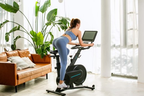 Rower stacjonarny, magnetyczny OVICX Q200X z ekranem dotykowym 15,6" TFT, WIFI bluetooth&app