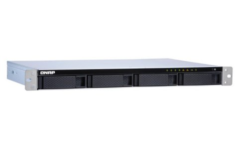 Qnap TS-431XeU-8G, 1U, 4 x 2.5"/3.5" SATA , Annapurna Labs Alpine AL-314 1.7GHz, 8GB DDR3 SODIMM (Max. 8GB), 1 x 10GbE SFP+  2 x