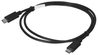 Kabel Lanberg CA-CMCM-10CU-0010-BK (USB typu C - USB typu C ; 1m; kolor czarny)