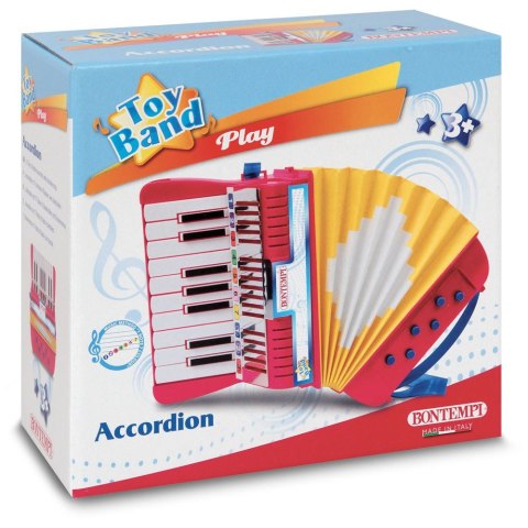 Bontempi Play Accordion 17 keys + 6 bass akordeon instrument 18145 DANTE