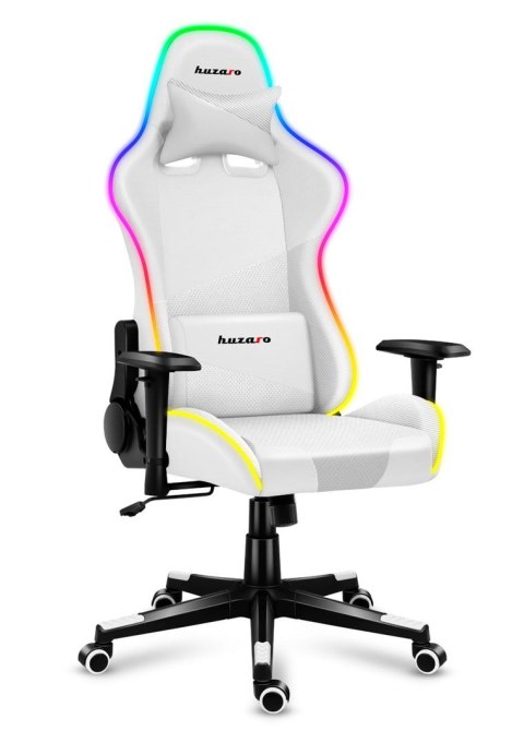 Fotel gamingowy Huzaro Force 6.2 White RGB