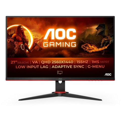 MONITOR AOC LED 27" Q27G2E/BK 155Hz