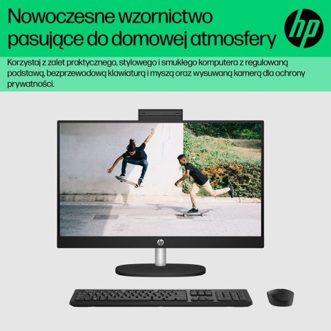 HP AIO 24-cr0011nw i5-1335U 23.8"FHD AG IPS 16GB DDR4 3200 SSD512 Intel Iris Xe Graphics Win11 2Y Shell White