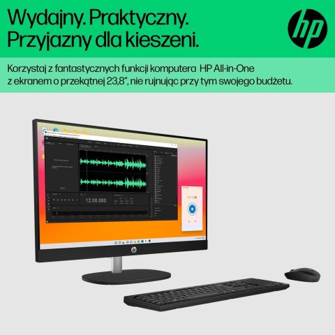 HP AIO 24-cr0011nw i5-1335U 23.8"FHD AG IPS 16GB DDR4 3200 SSD512 Intel Iris Xe Graphics Win11 2Y Shell White