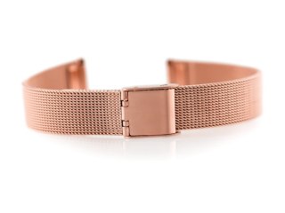 Bransoleta 301RG - siatka HQ - rosegold - 14mm