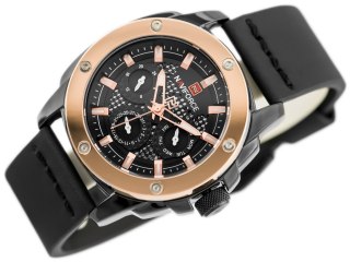 ZEGAREK MĘSKI NAVIFORCE - NF9116 (zn057b) - black/rosegold