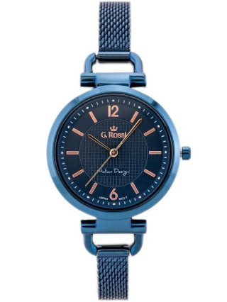 ZEGAREK G. ROSSI - LESTI - 3652B (zg772h) - blue + BOX