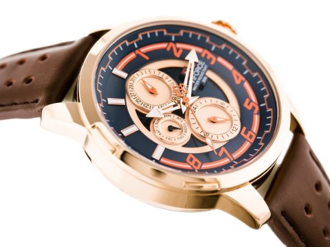 ZEGAREK MĘSKI NAVIFORCE NF9142 (zn087d) rose gold + BOX