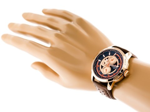 ZEGAREK MĘSKI NAVIFORCE NF9142 (zn087d) rose gold + BOX