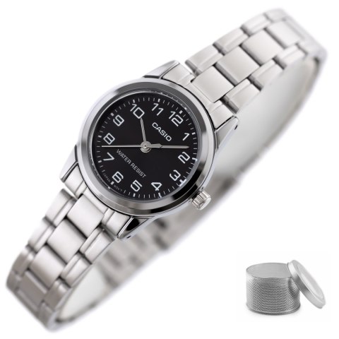 ZEGAREK DAMSKI CASIO LTP-V001D-1B (zd589b) + BOX