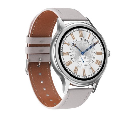 SMARTWATCH DAMSKI PACIFIC 18-2 - BRANSOLETA + PASEK: Rosegold / Biały (sy015b)