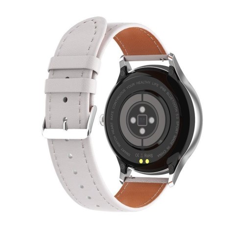 SMARTWATCH DAMSKI PACIFIC 18-4 - BRANSOLETA + PASEK: Srebrna / Biały (sy015d)