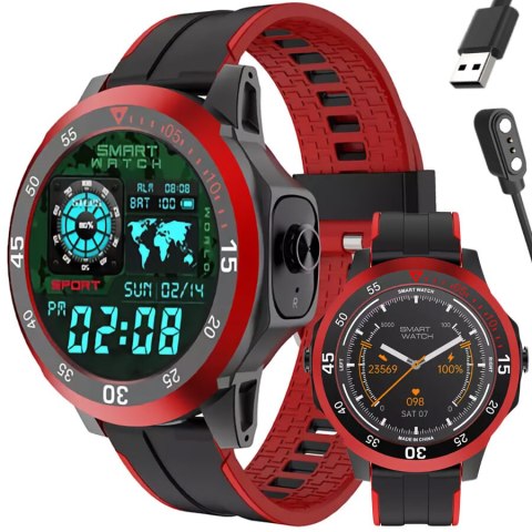 SMARTWATCH MĘSKI Rubicon RNCE85 - SŁUCHAWKI (sr029b)