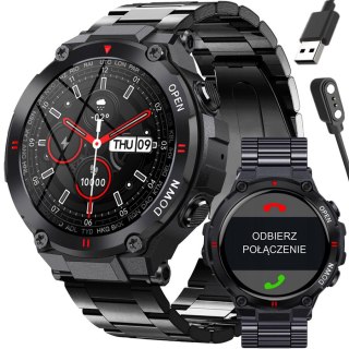 SMARTWATCH MĘSKI GRAVITY GT7-2 - WYKONYWANIE POŁĄCZEŃ (sg016b)