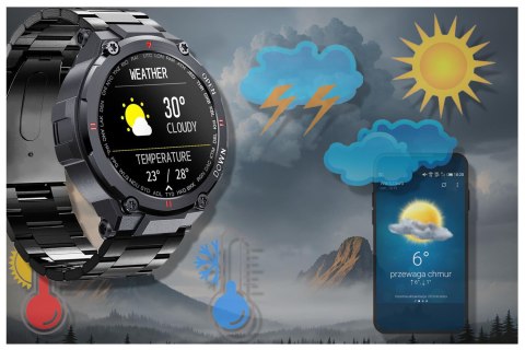 SMARTWATCH MĘSKI GRAVITY GT7-2 - WYKONYWANIE POŁĄCZEŃ (sg016b)