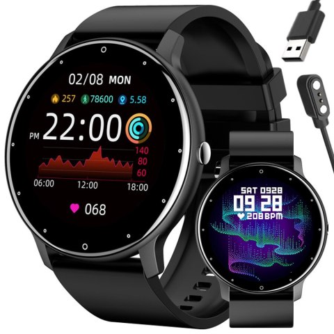 SMARTWATCH UNISEX GRAVITY GT1-3 - PULSOMETR, WŁASNE TARCZE (sg015c)